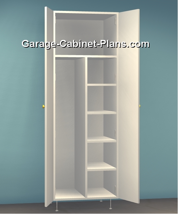 Utility Cabinet Plans 24 Inch Broom Closet