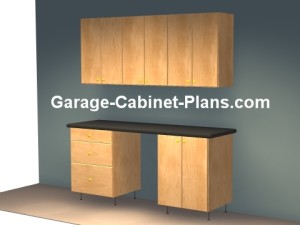 6 ft Plywood Garage Cabinets