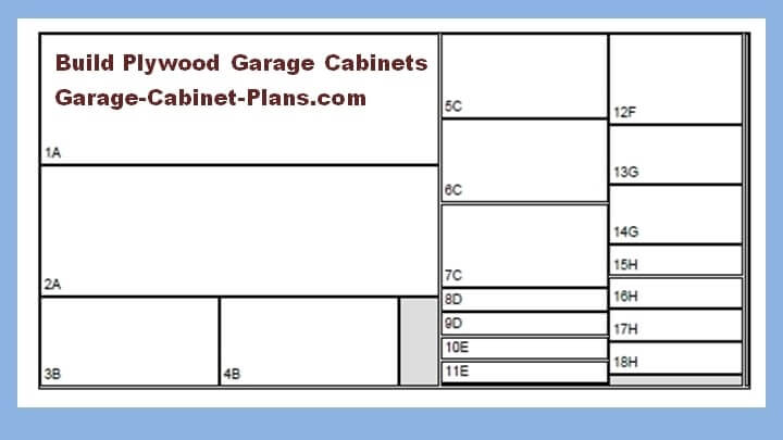 Build your own plywood garage cabinets with these easy plans.